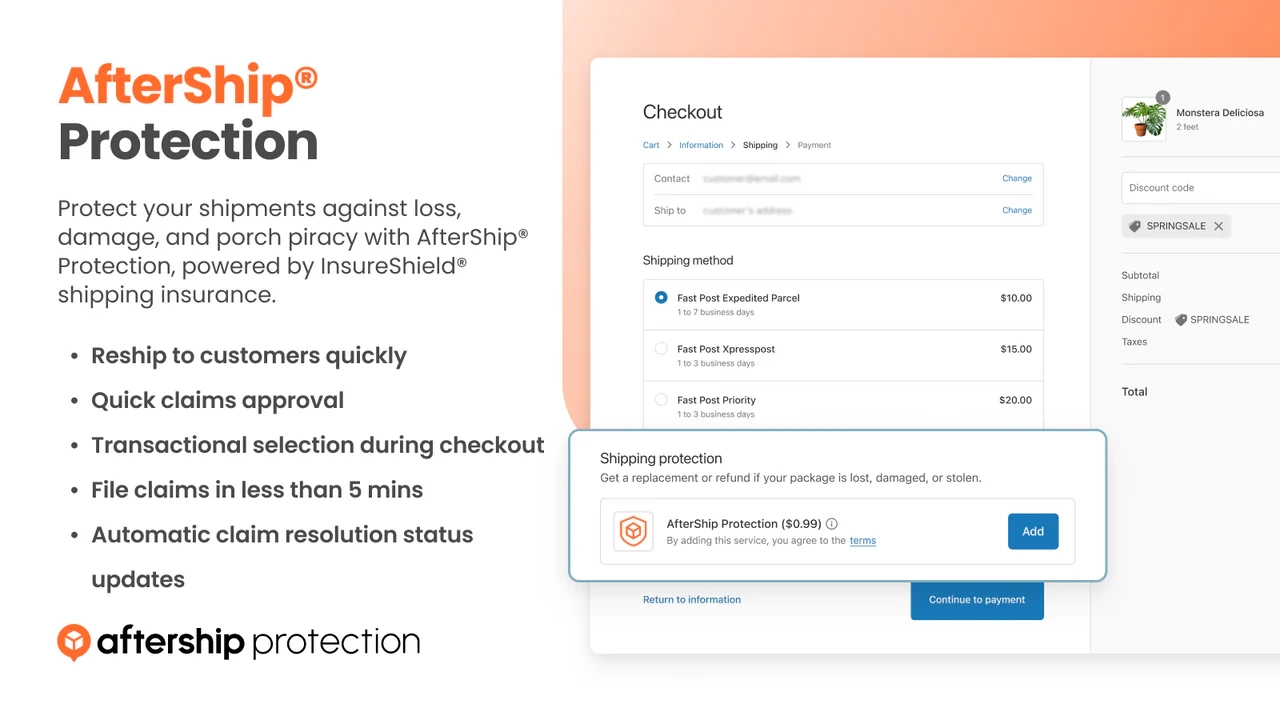 Provide Order Tracking with AfterShip
